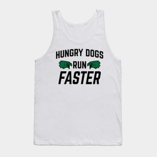 Hungry Dogs Run Faster - Retro-Vintage v4 Tank Top